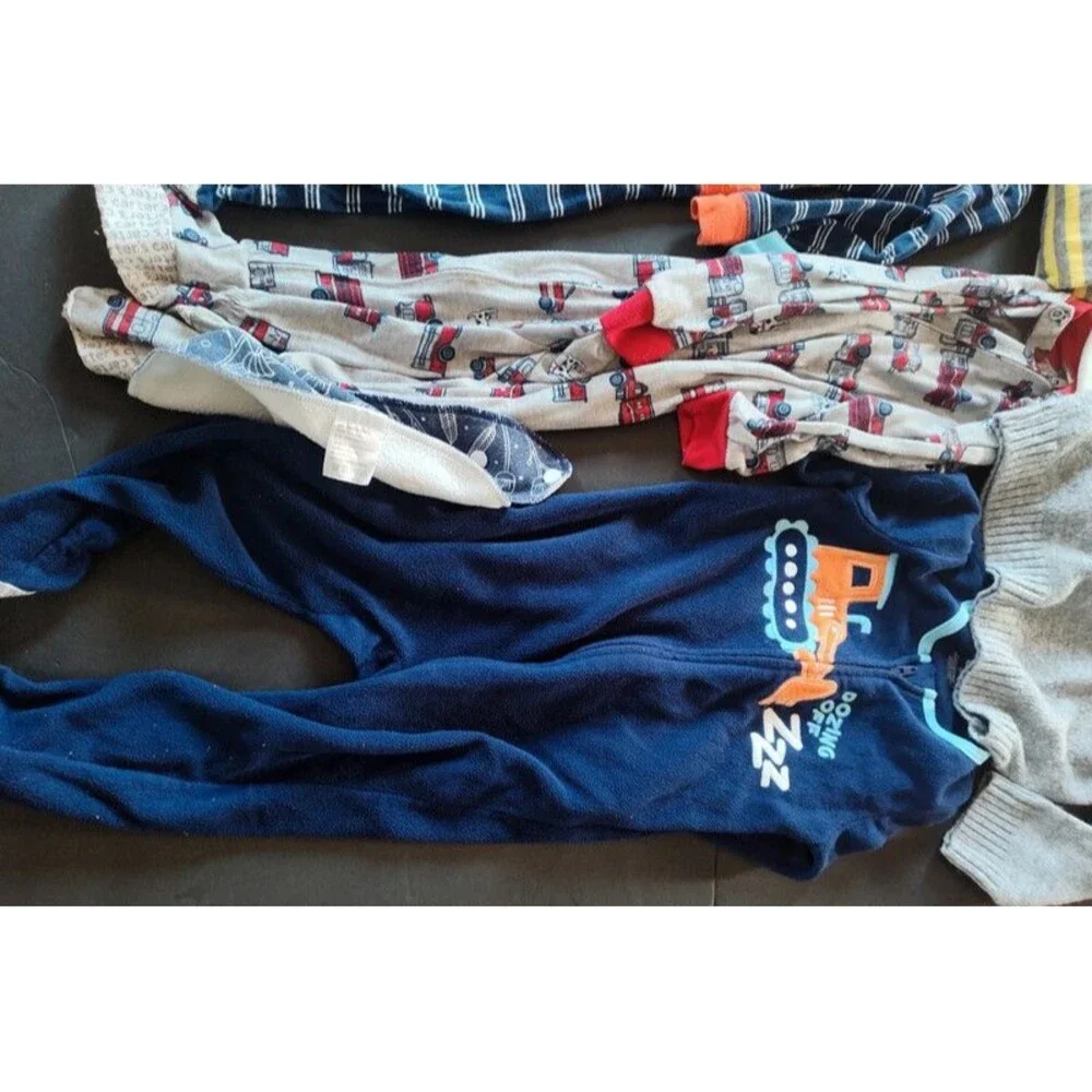 Huge 40pcs 2t bundle set lot boys clothes clothing pj pants bodysuits onesies